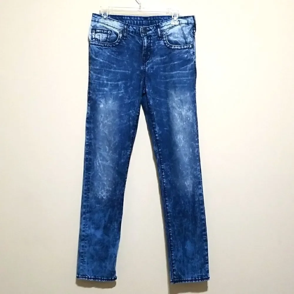 𝅺True Religion Blue Geno Slim Fit Super T size 20